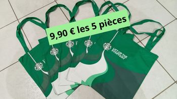 Cadeaux Noël  lot sacs Starbucks