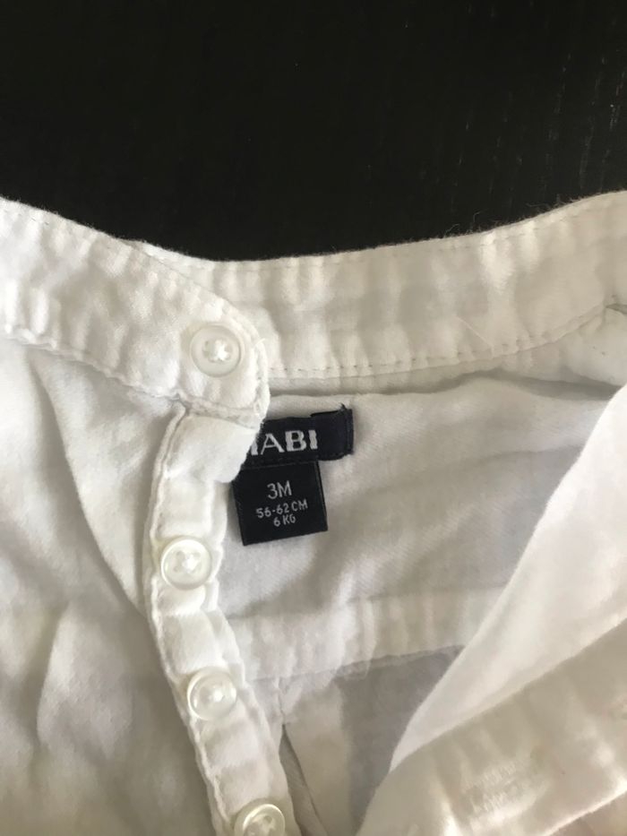 Chemise blanche 3mois - photo numéro 3