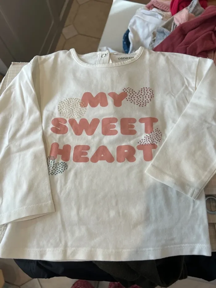 T shirt manches longues fille