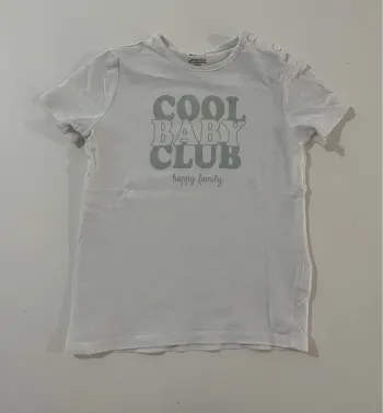 Tshirt blanc Cool baby club - 36 mois - Kiabi