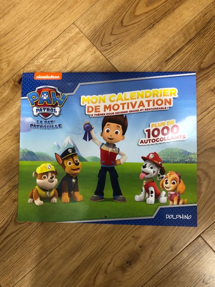 Calendrier de motivation Paw Patrol neuf