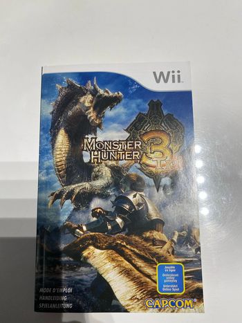 Livret Jeu Wii Monster Hunter