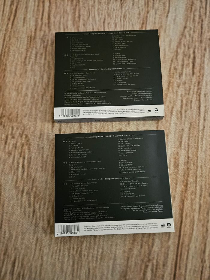 Album CD Johnny Hallyday "rester Vivant " - photo numéro 3