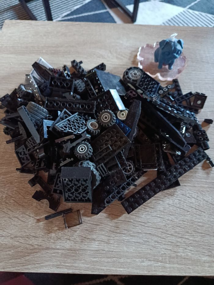 Diverses pièces lego noir