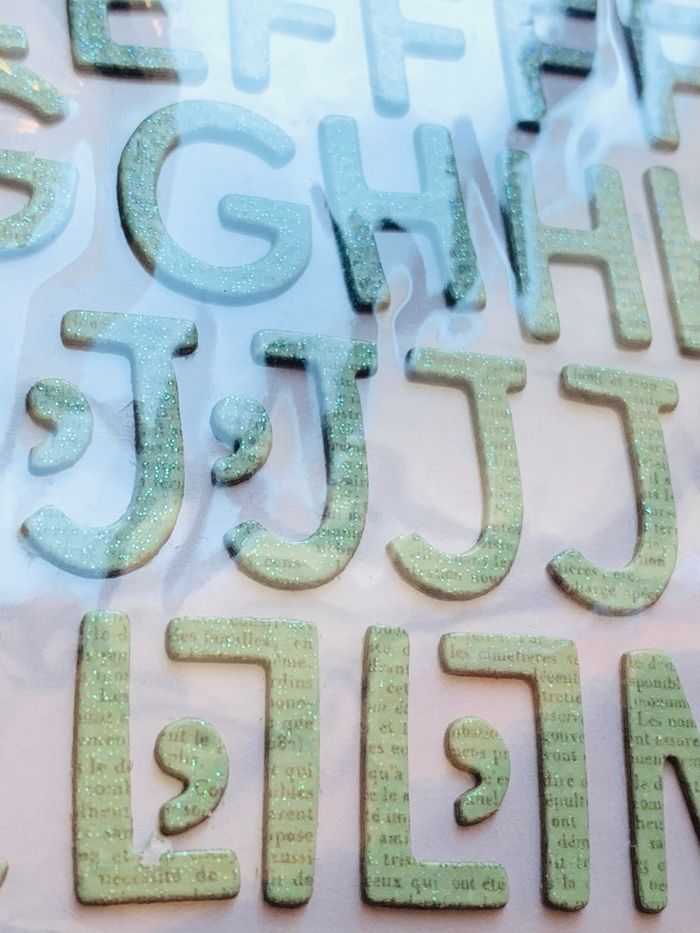 Lot 3 blisters autocollants alphabet Sticko - photo numéro 8