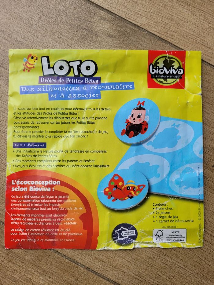 Loto Drôles de Petites Bêtes - photo numéro 2