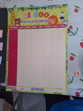 Tableau de récompense
