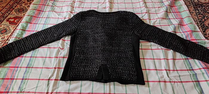 Veste fantaisie courte en laine - photo numéro 2