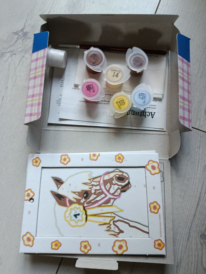 Numéro d art cheval petit format - photo numéro 2