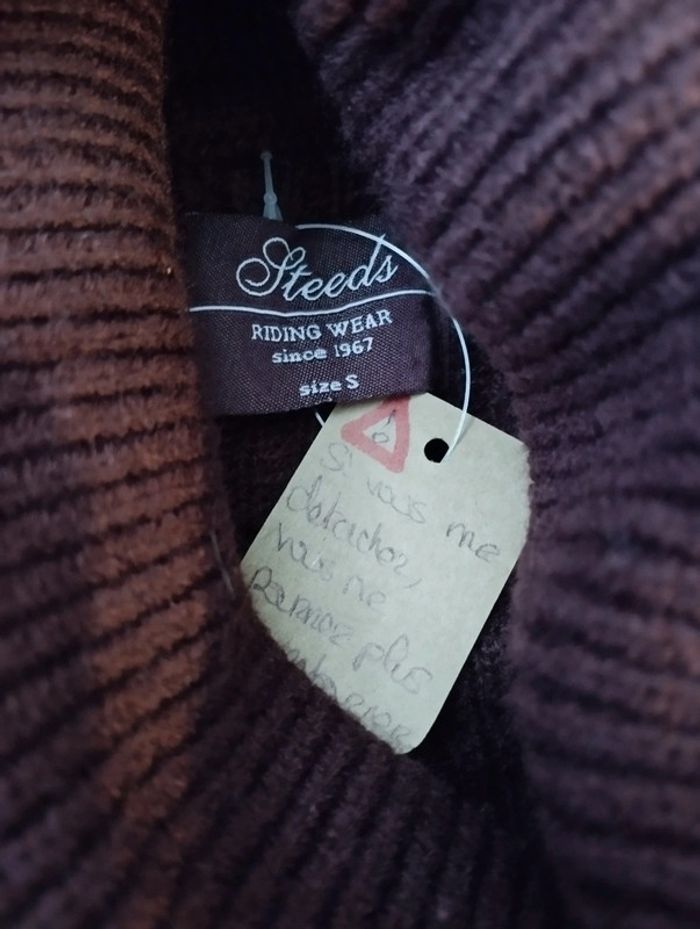 Pull hiver col roulé taille s Steeds - photo numéro 10