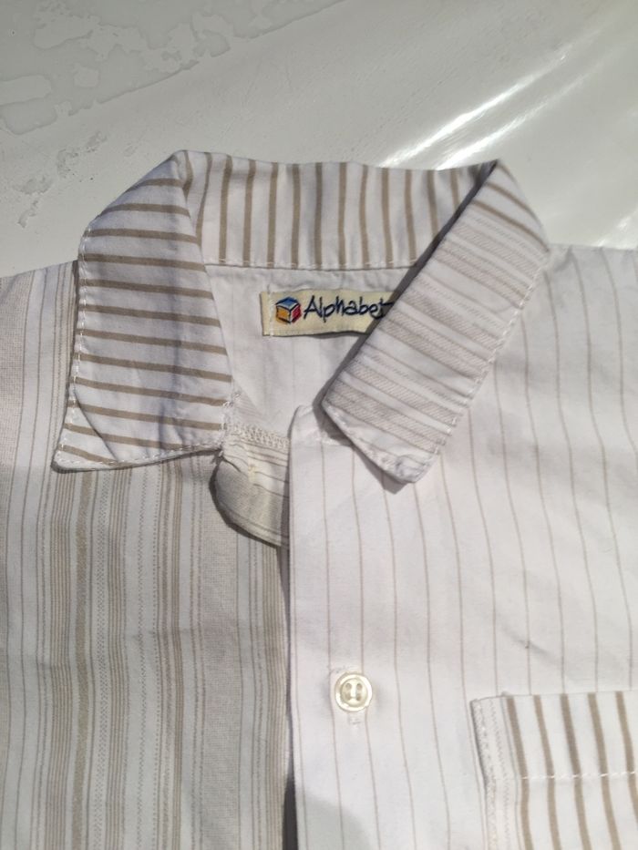 Chemisette 6mois alphabet - photo numéro 3