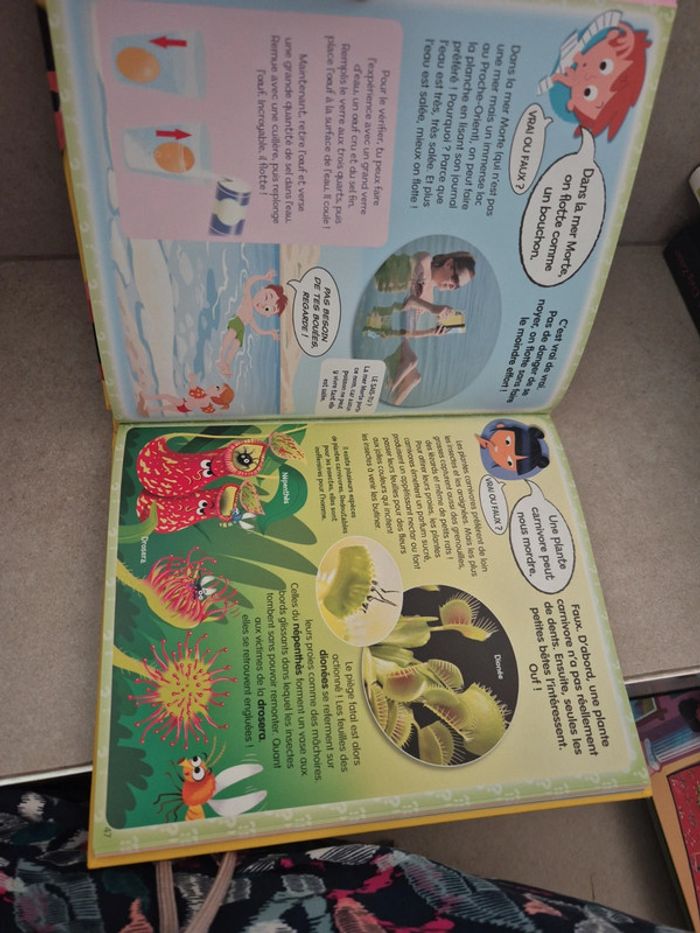 Livre enfant- L'imagerie des vrai ou faux - Fleurus - photo numéro 2