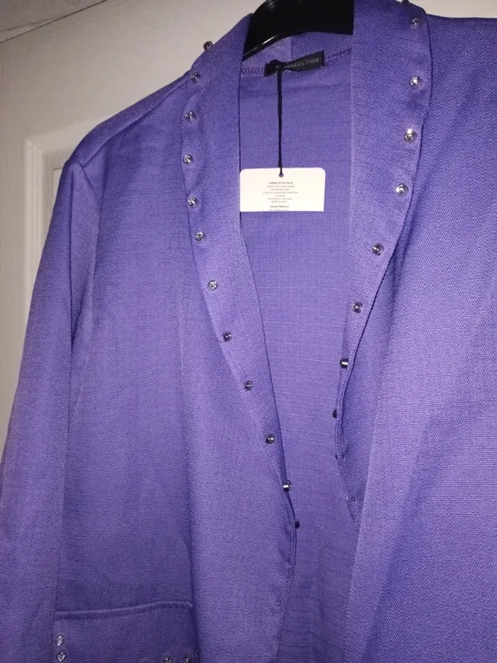 Veste violette légère - photo numéro 2