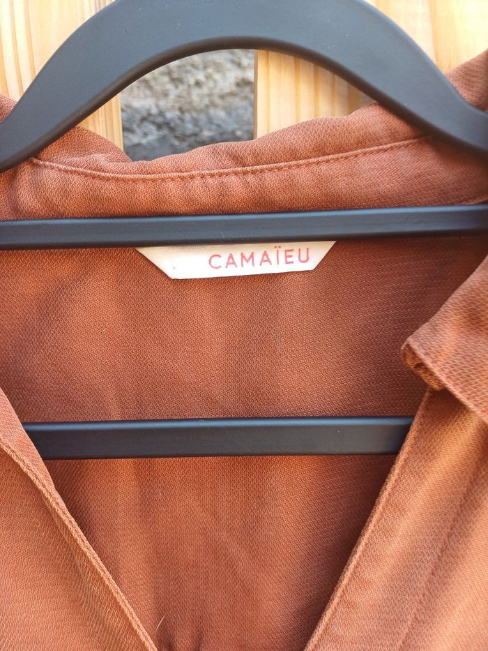 Jolie combinaison sans manches terracotta Camaïeu - photo numéro 3