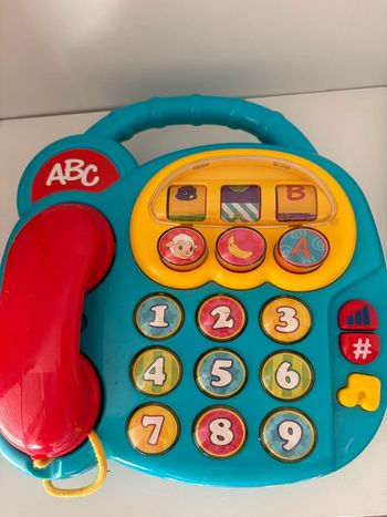 Téléphone interactif musical pour bébé - Éveil et apprentissage
