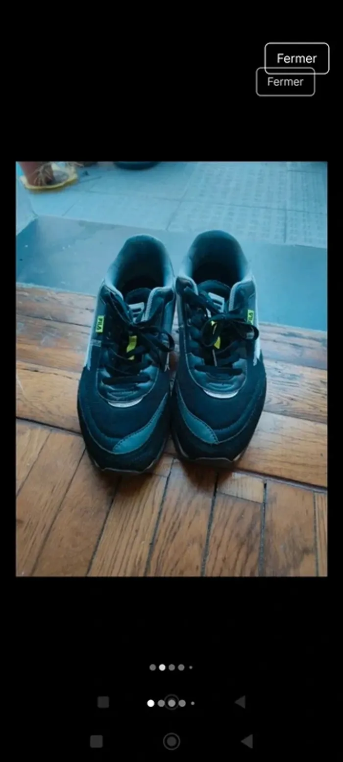 Basket homme 45 fila en bon état
