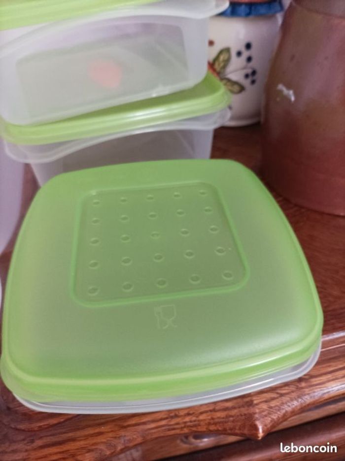 Lot 2 boites plastique micro ondes