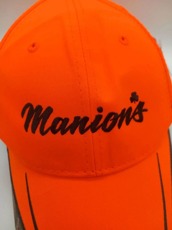 Casquette Vintage Outdoor Cap Orange Motif Camo - photo numéro 5