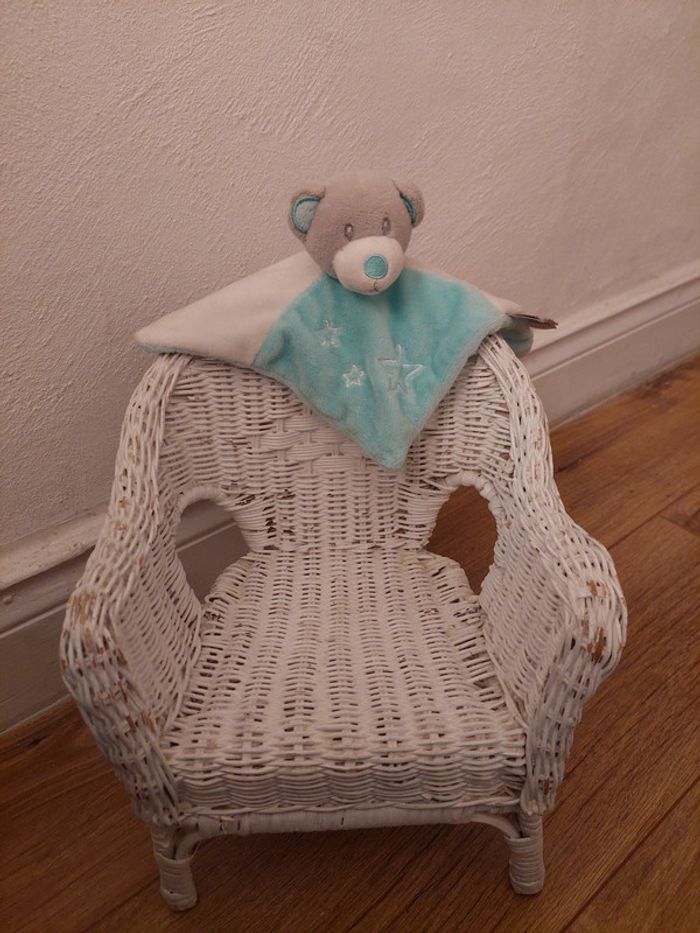 Doudou mouchoir ours Tom & Zoé