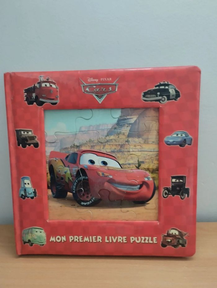 Livre Puzzle Cars