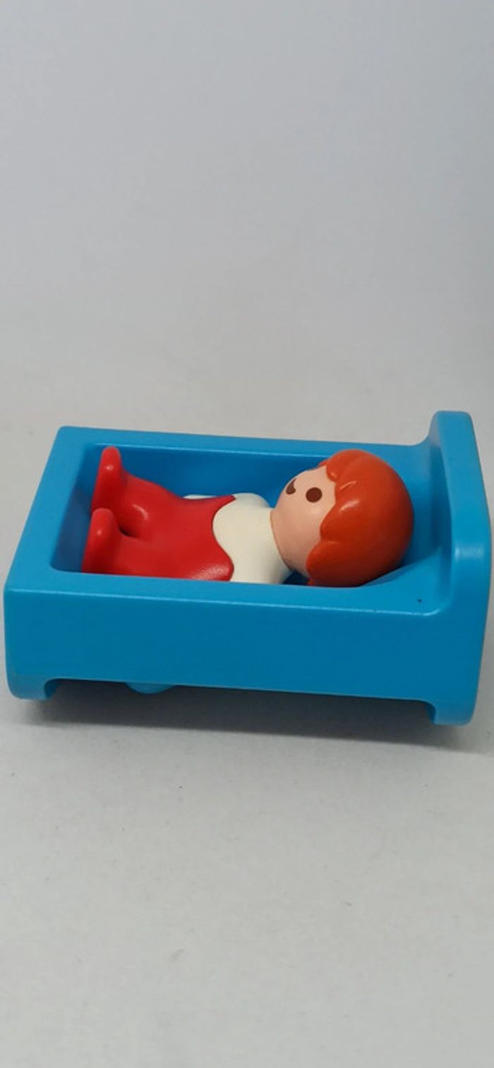 Bébé dans son berceau playmobil 123 - photo numéro 2