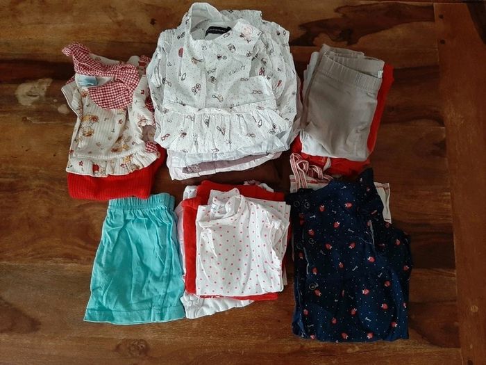 Lot vêtements printemps été fille 6mois