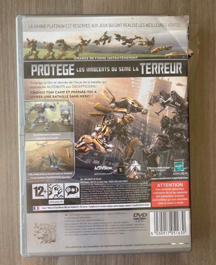 Jeu PS2 Transformers - photo numéro 3