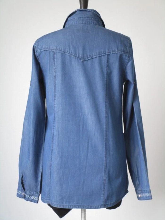 Chemise jean bleu Jac Jac 36 NEUVE - photo numéro 7