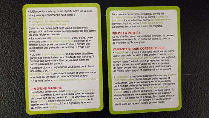 Jeux de carte Le president dès 5 ans - photo numéro 4