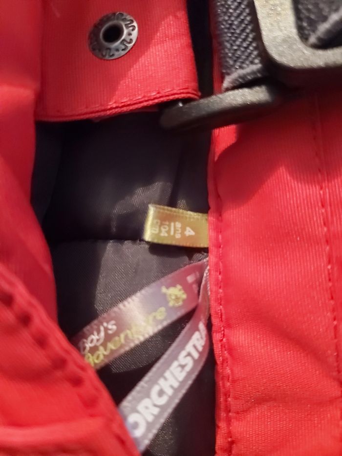 Pantalon de ski Orchestra enfant 4 ans – Bretelles et taille réglables - photo numéro 3