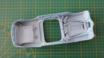 Carcasse carrosserie bleu miniature Bburago Burago Lancia Aurelia B24 Spider 1955 1/18 1/18e #B87