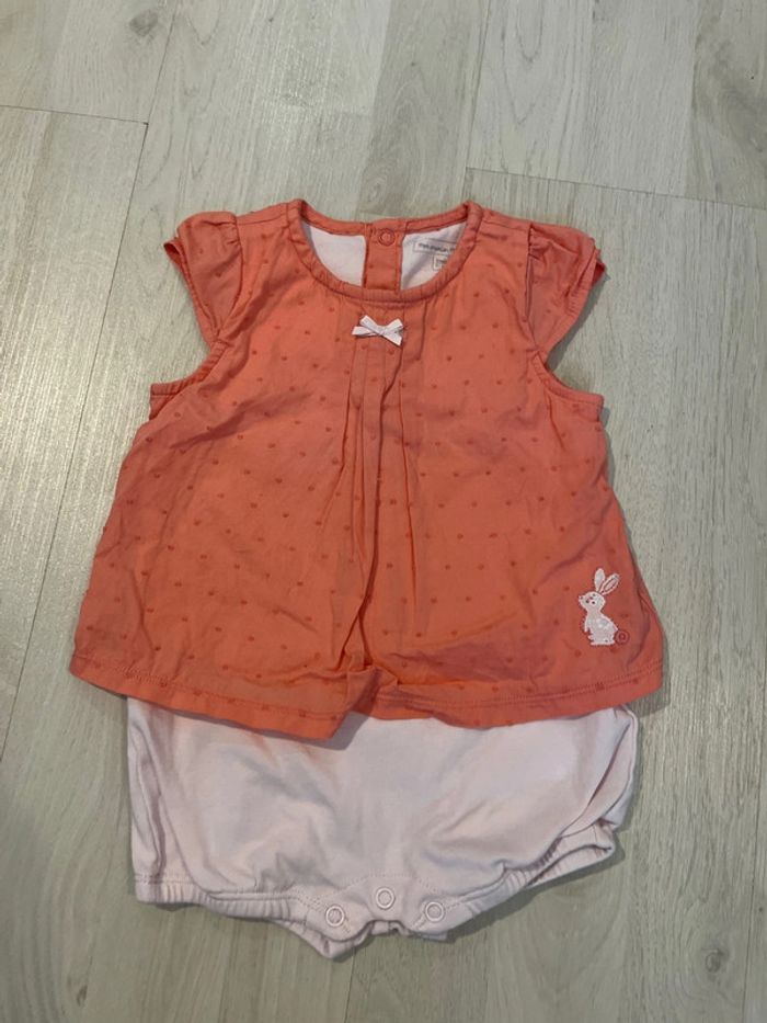 Barboteuse combishort combinaison 9 mois