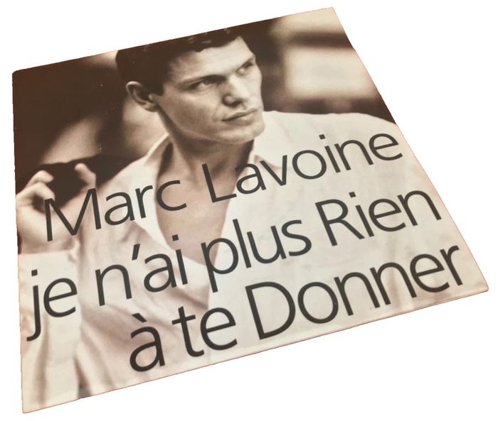 Vinyle 45 tours  Marc Lavoine   Je n' ai plus rien à te donner   (1990)   AVREP 8787047 - photo numéro 7