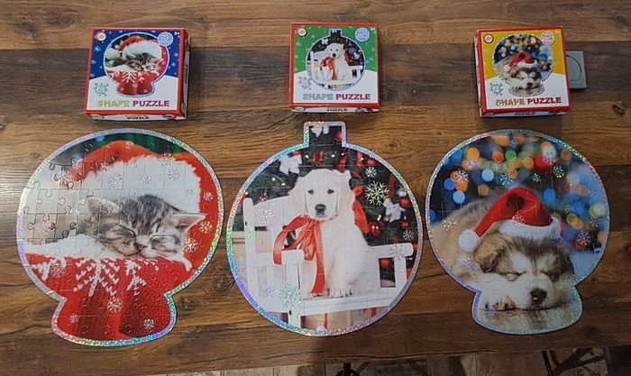 Puzzles enfants 60 pièces Noël animaux Toy Universe - photo numéro 2