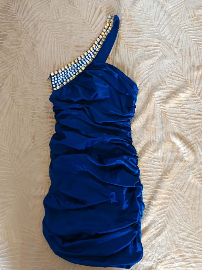 Robe soirée bleu