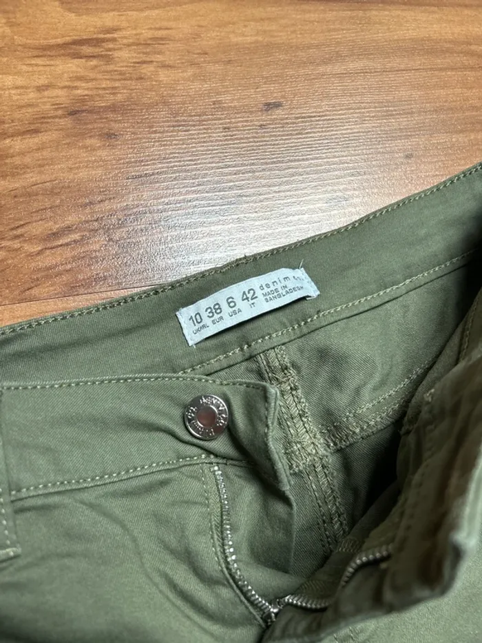 Plantalon slim femme kaki - photo numéro 2