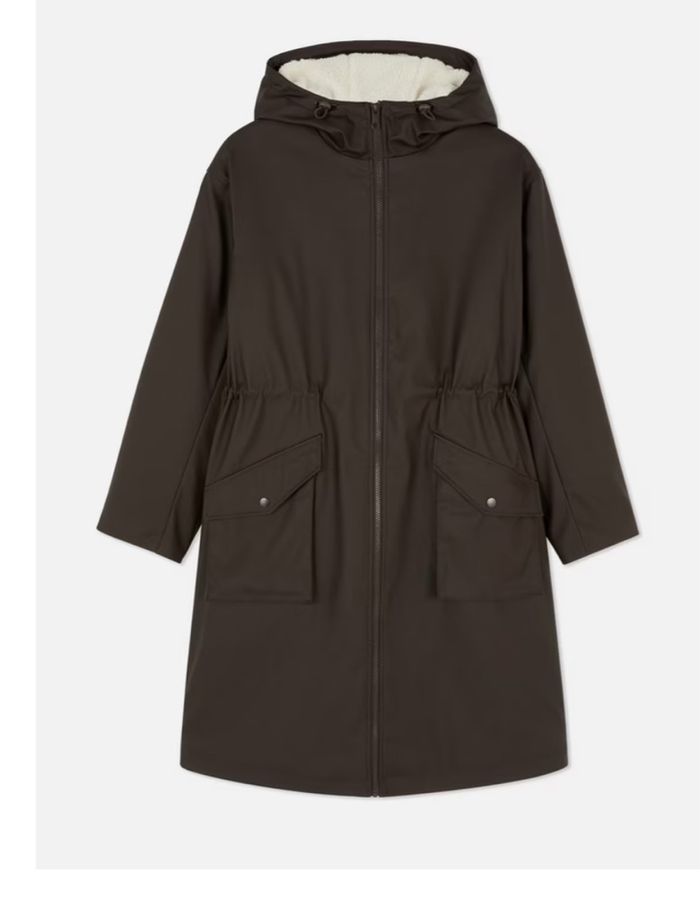 Veste longue  a doublure effet mouton retourner - photo numéro 2