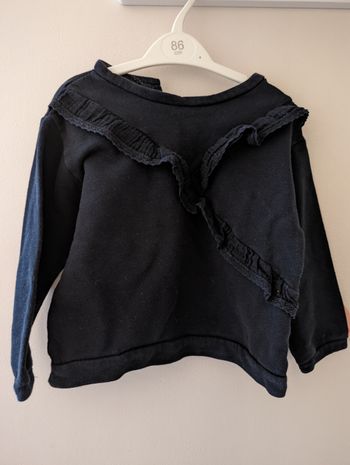 Sweat noir zara