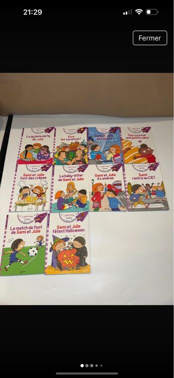 Livres Sami et julie