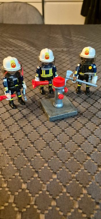 Playmobil pompier 5366 unité de pompiers