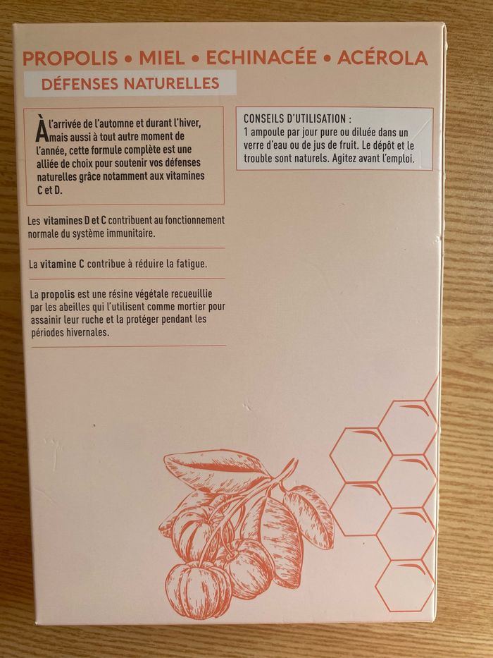 Propolis miel echinacee acerola - photo numéro 2