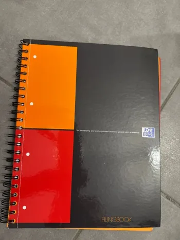 Carnet filingbook Oxford A4