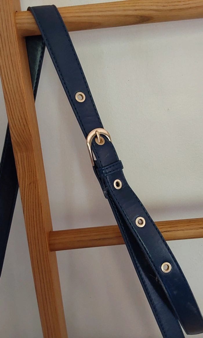 Sac style cartable  Neuf avec étiquette marine et beige - photo numéro 5