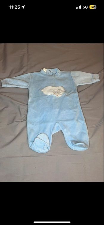 Pyjama 1 pièce mixte 1Mois