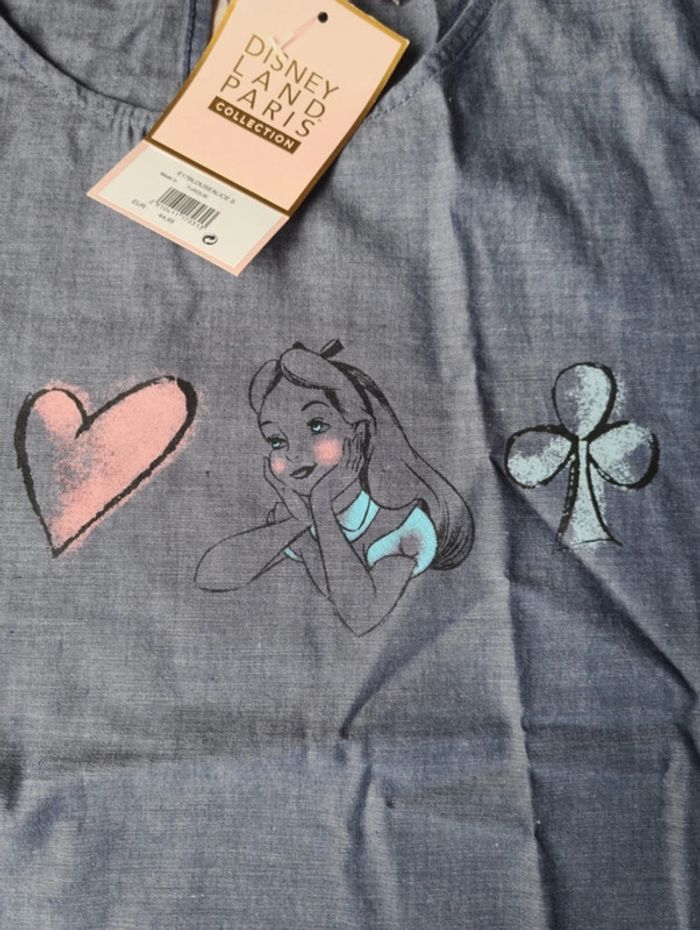 Blouse Alice aux pays des merveilles Disney neuve - photo numéro 5