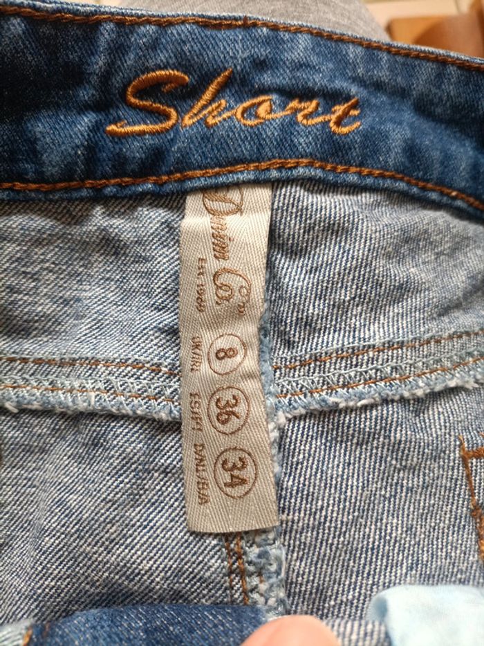Short en jeans et dentelle taille 36 Denim Co - photo numéro 3
