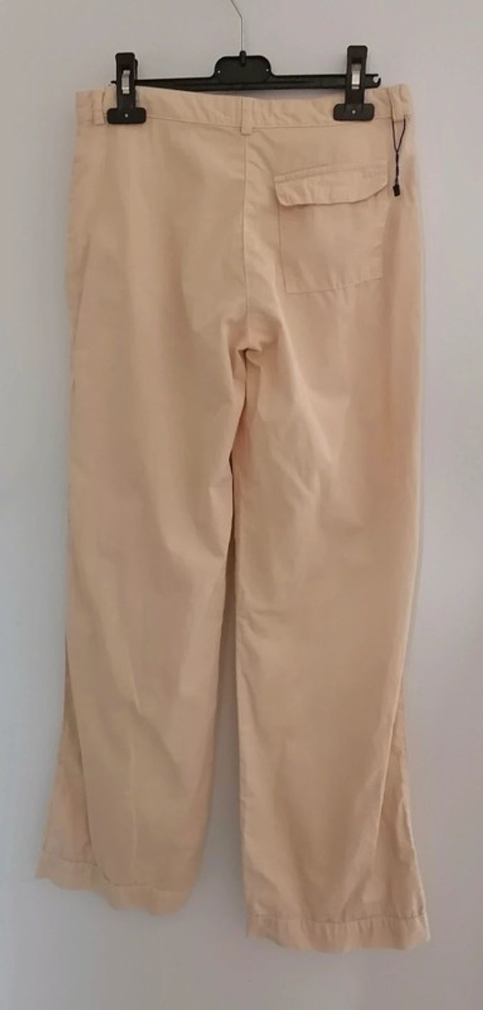 Pantalon beige évasé Taille 34/36 Armani Jeans - photo numéro 10