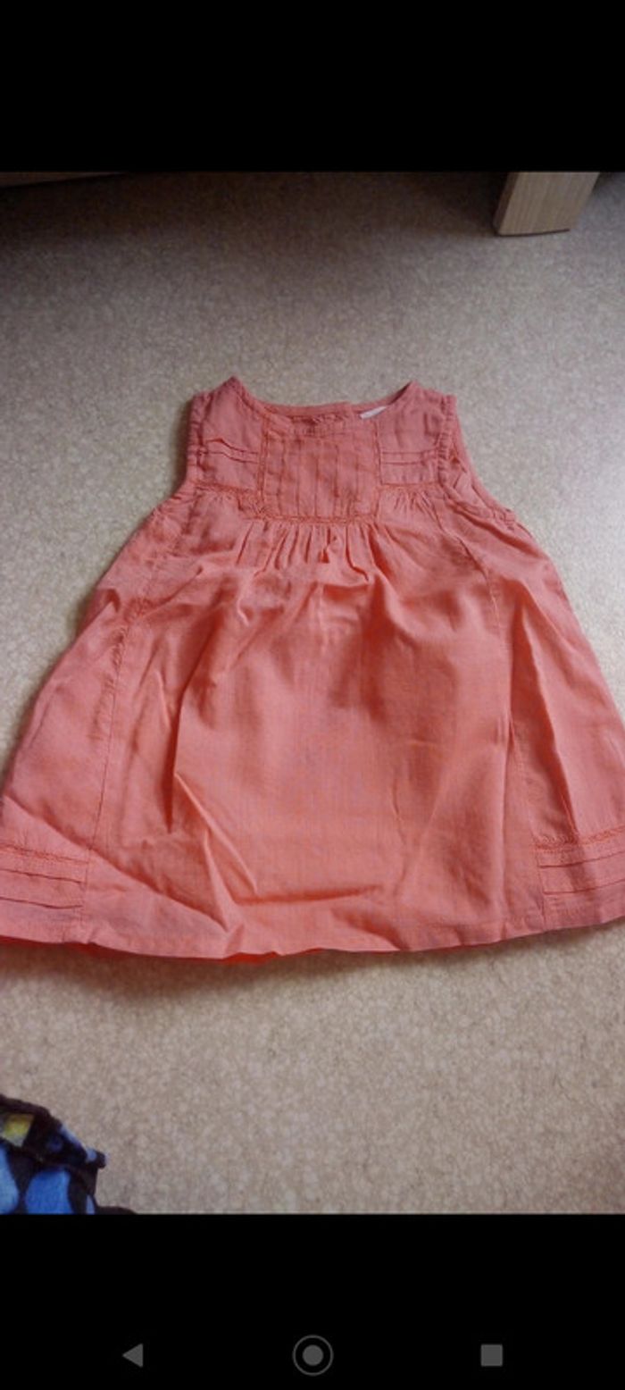 Robe d'été orange Cadet Rousselle