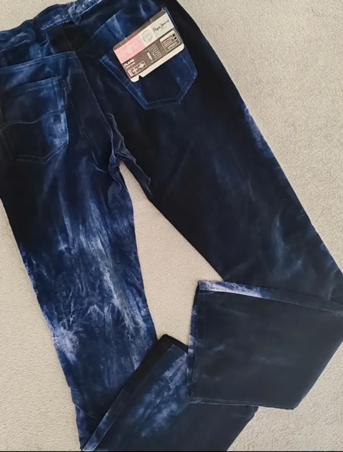 Jean Pepe Jeans London vintage Flare Taille Basse (W28 L32) NEUF - photo numéro 3