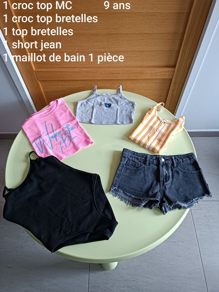 Lot divers vêtements fille 9 ans